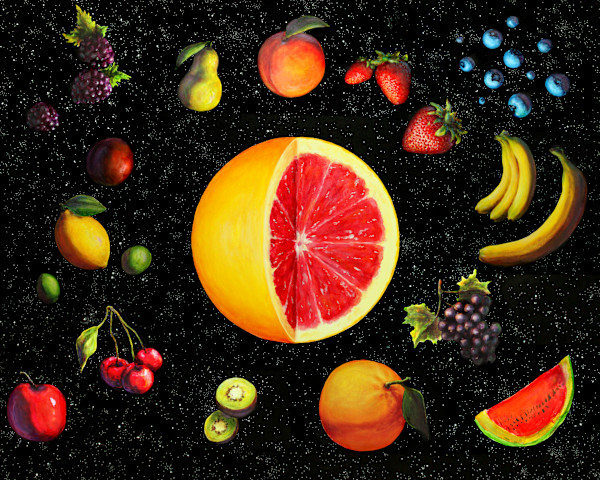 Fruits in Space by Jacob Broughton, George "Spaceman" Browning