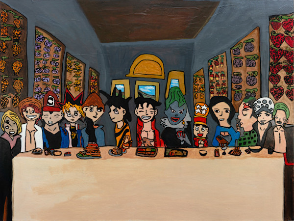 Anime Last Supper by Jordan Lyons-Lau, Image 1.