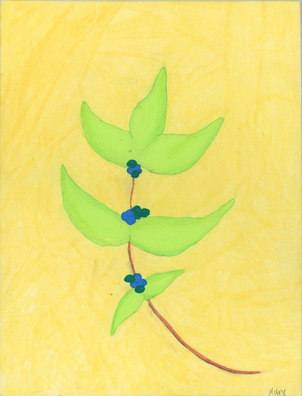 Untitled (berry branch) by Mary Wright