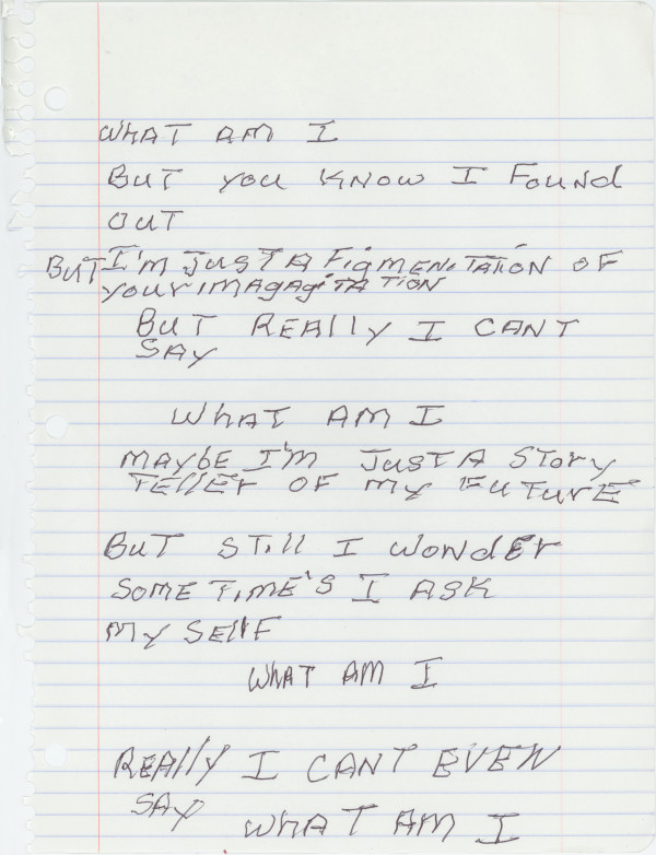 What Am I by George "Spaceman" Browning