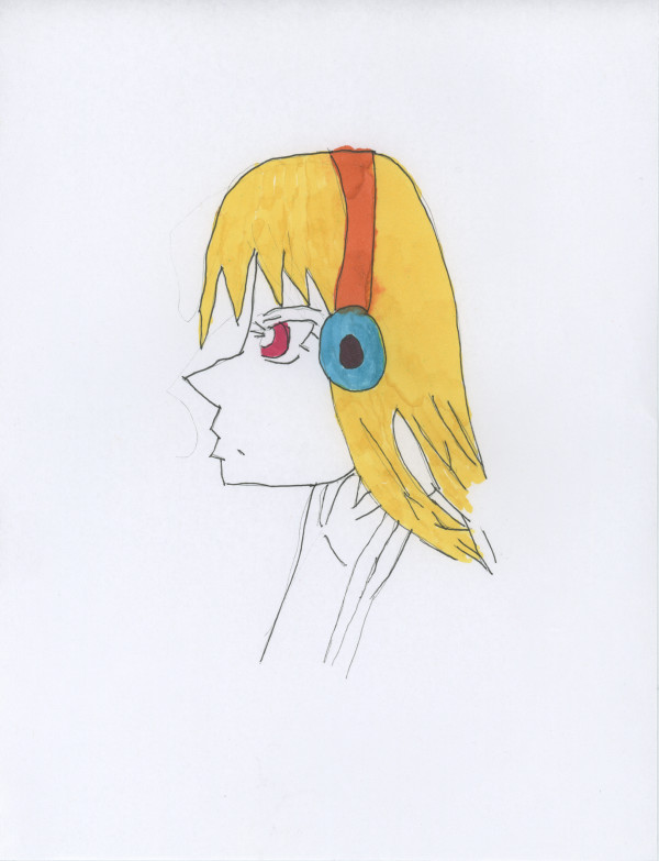 Anime Headphones by Clarissa Archiega