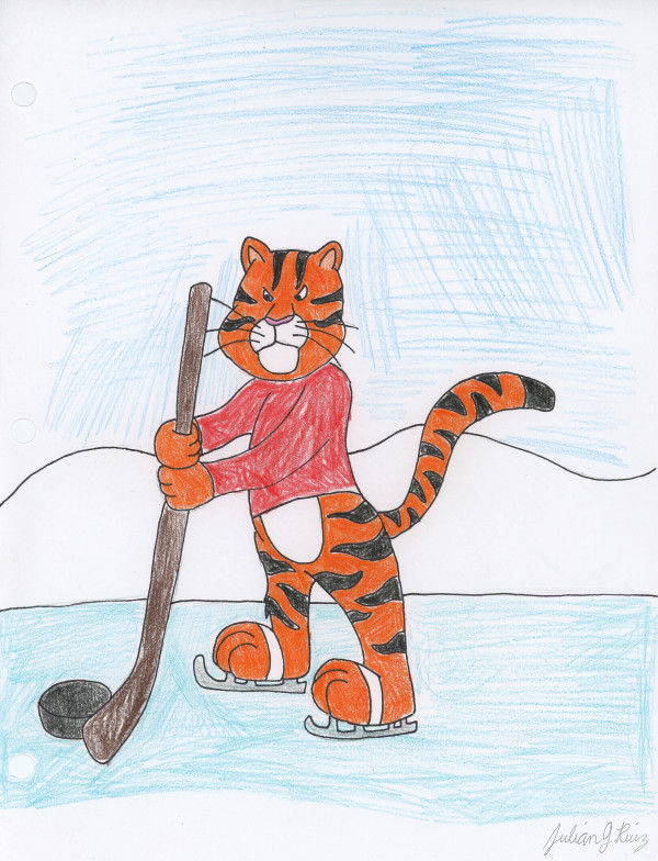 Hockey Tiger by Julian Ruiz