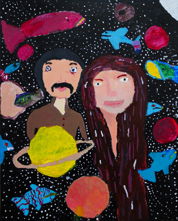 Sonny and Cher Outer Space by George Browning