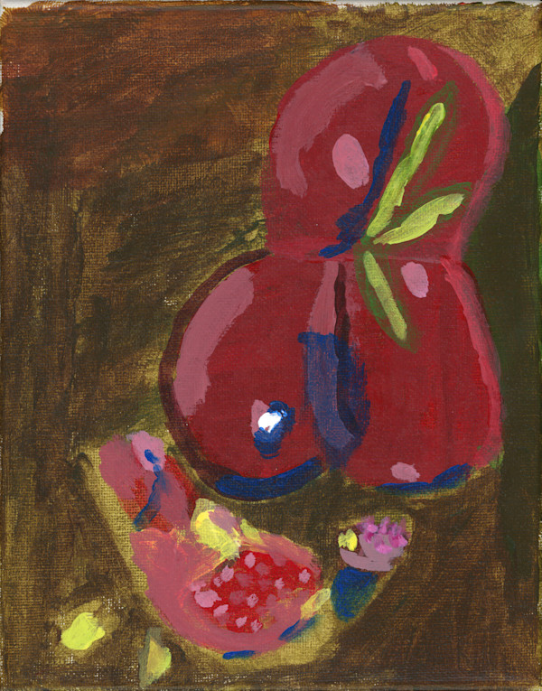 Pomegranates by Clarissa Arechiga