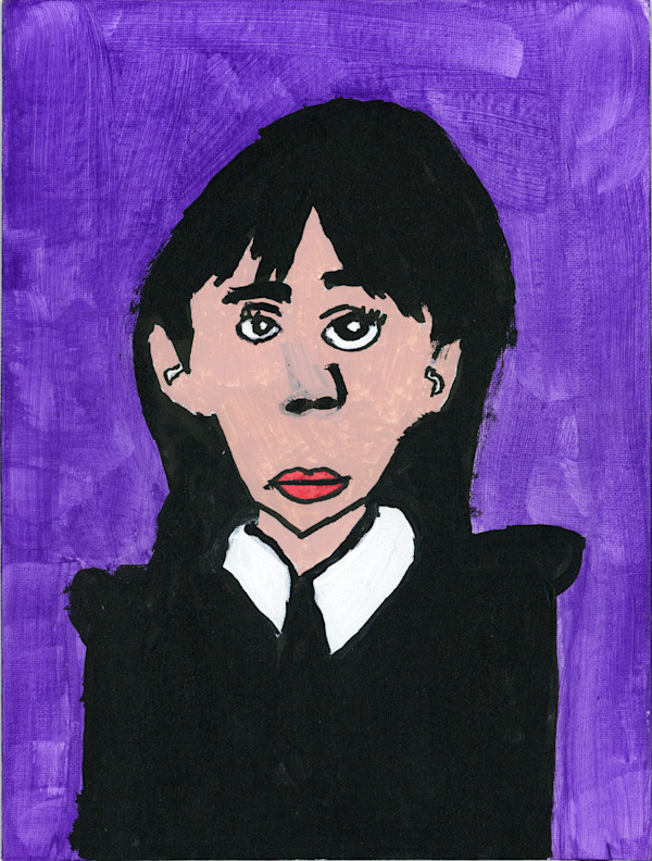 Wednesday Addams by Clarissa Arechiga