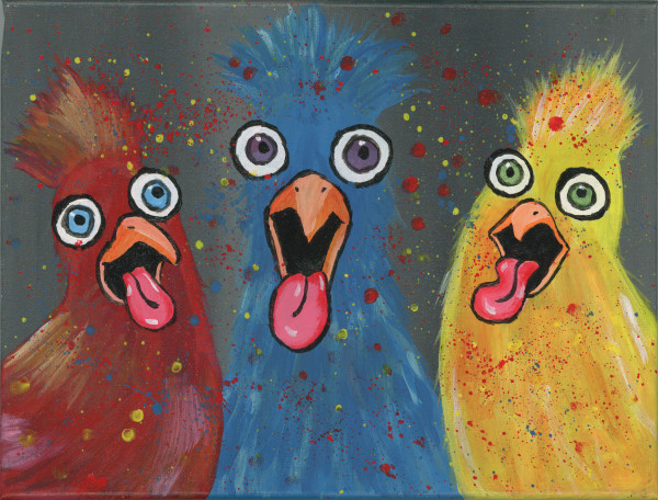 funny chicken by Nikolas Heitz-Arruda