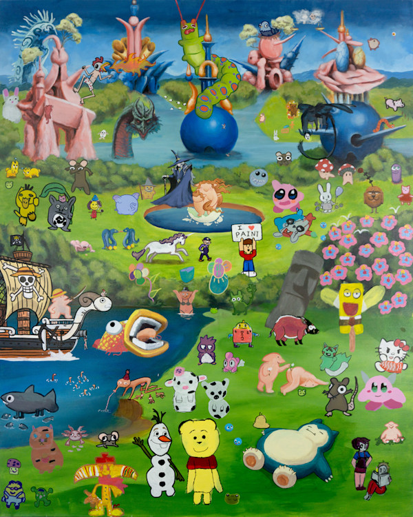 Gobert's Garden of Gurthy Delights by Clarissa Arechiga, Eva Marie Barton, Mikayla Beasley, Jacob Broughton, Reyna Camarillo-Gusimat, Nathan Chuey, P.A.I.N.T. Studio Collaboration, Samantha Giannini, Nikolas Heitz-Arruda, Emilio Isidro, Jordan Lyons-Lau, Rhys Nguyen, Nicole Pluta, Julian Ruiz, Carolena Samayoa, Amanda Tecson, Avalon Traser, Erika Vega, Lucas Walker, Mary Wright, Ethan Leighton, Paul Pulizzano, Image 1.