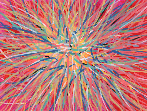 Abstract Explosion by Isabel Garcia