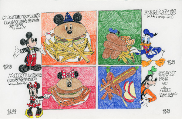 Disney Menu by Julian Ruiz