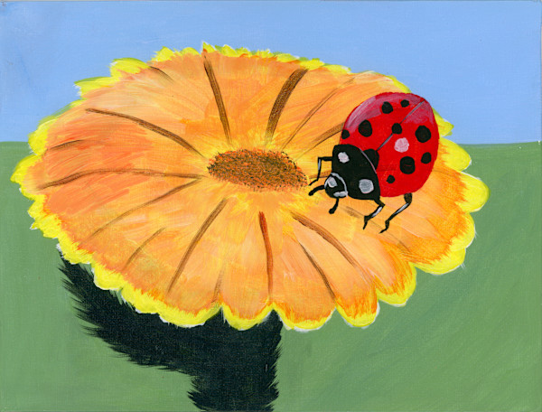 dandylion on the ladybug by Nikolas Heitz-Arruda