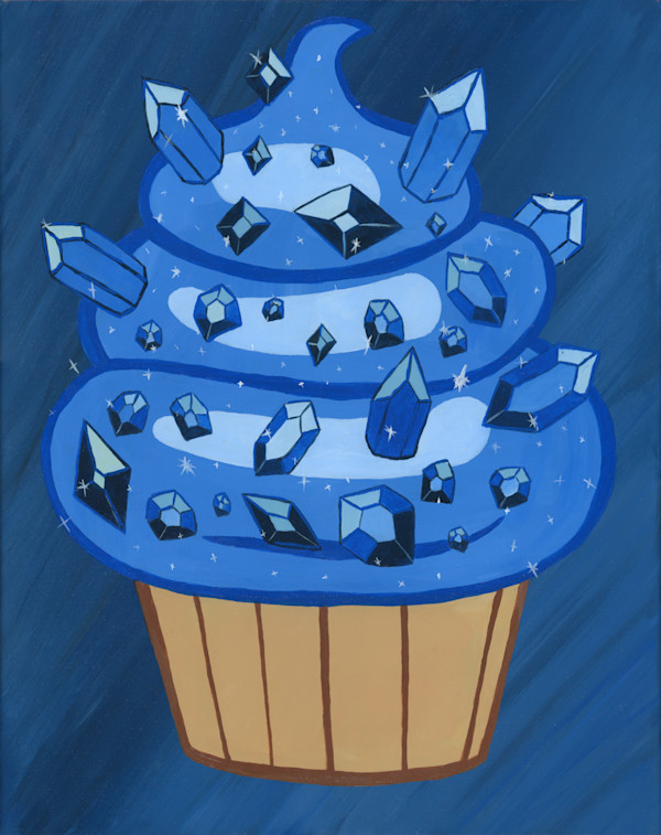Sapphire Cupcake by Nikolas Heitz-Arruda
