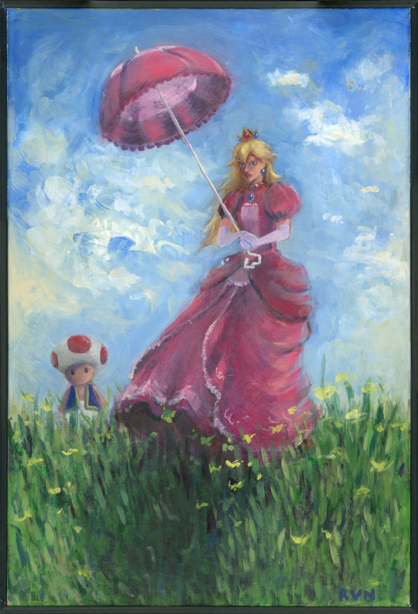 Woman with Parasol by Rhys Nguyen