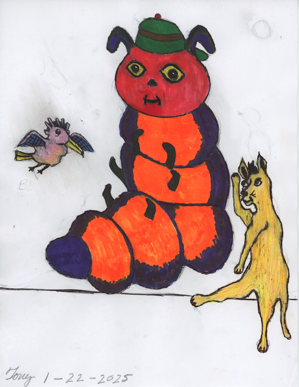 Untitled (caterpillar) by Anthony Rhynes