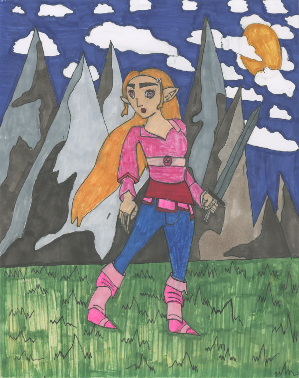 Princess Zelda by Sara Lind