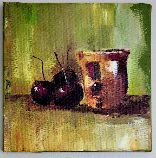 Still Life With Cherries by Julie-Anne Rogers, Image 1.