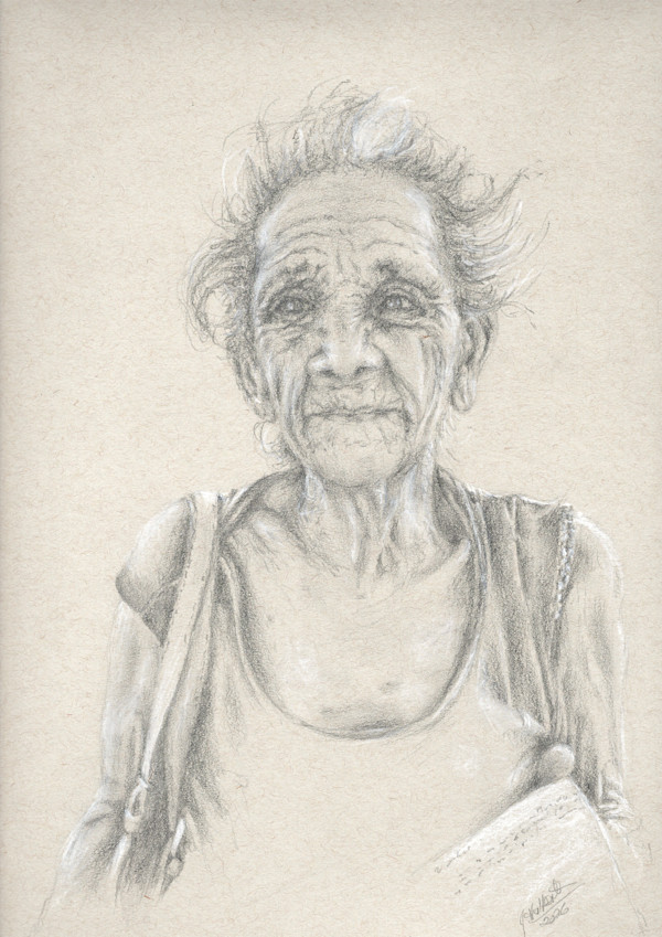 The Newspaper Seller by Julie-Anne Rogers, Image 1.