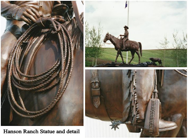 Hanson Ranch Statue by Karen Begg