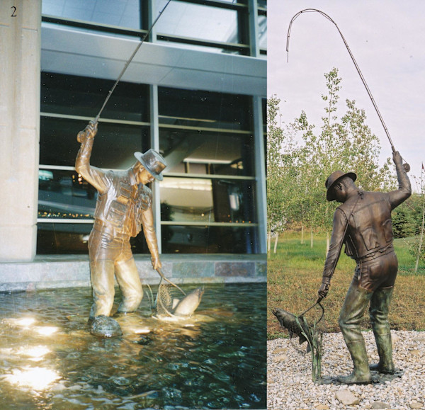 Fly Fishing on the Bow (copy 3) by Karen Begg
