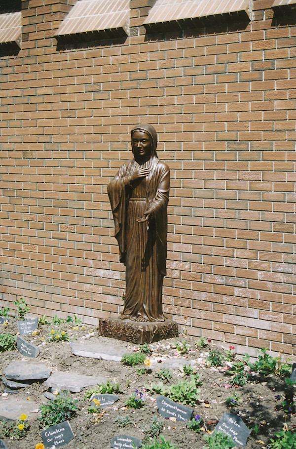 Virgin Mary, The - St. Stephen Ukrainian Catholic Church by Karen Begg