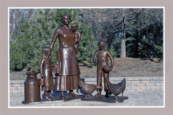 Pioneer Woman Monument by Karen Begg