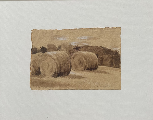 Hay Bales (Iredell County) by Lauren Clamp