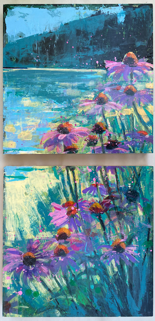 Creekside Coneflowers by Shannon Abbey