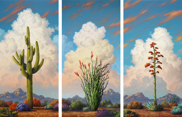 Desert Splendor (triptych)