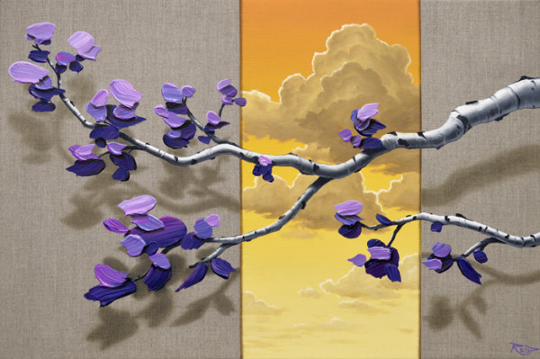 Lavender Evening by Reid Richardson