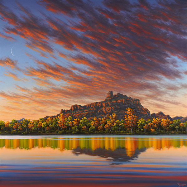 Red Mountain Reflection by Reid Richardson, Image 1.