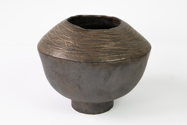 Vase / Objekt aus Ton /  Einzelstück / Raku by Vasiliki Furian