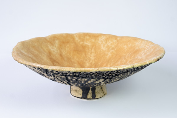 Keramik Objekt - Schale aus Ton glasiert by Vasiliki Furian
