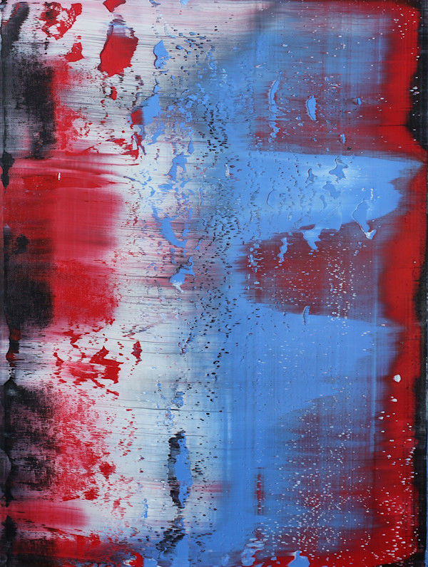 Black Red Blue IV by Harry Moody