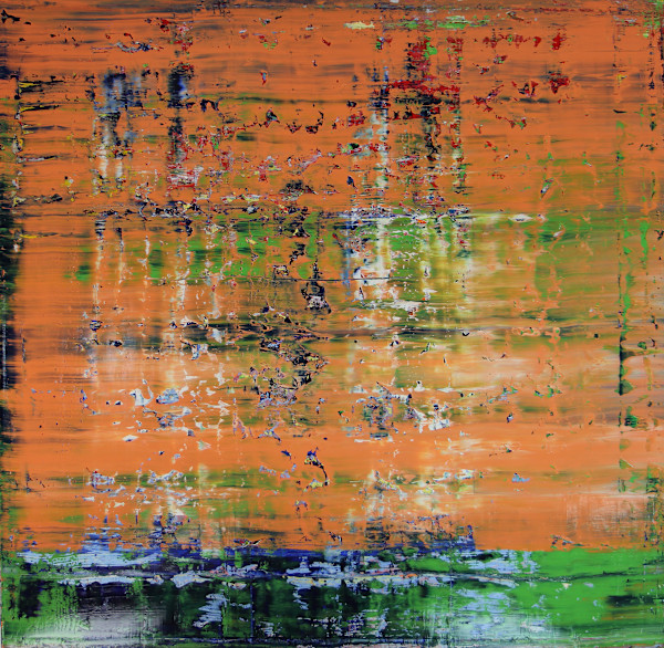 absract thoughts with green by Harry Moody