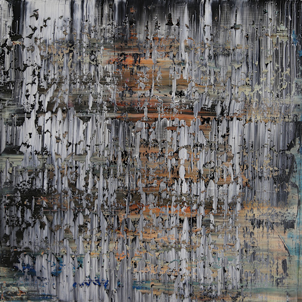 abstract with black white by Harry Moody
