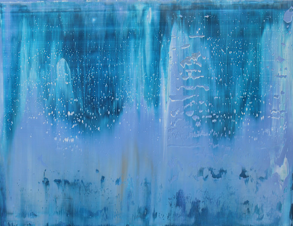 abstract blues by Harry Moody