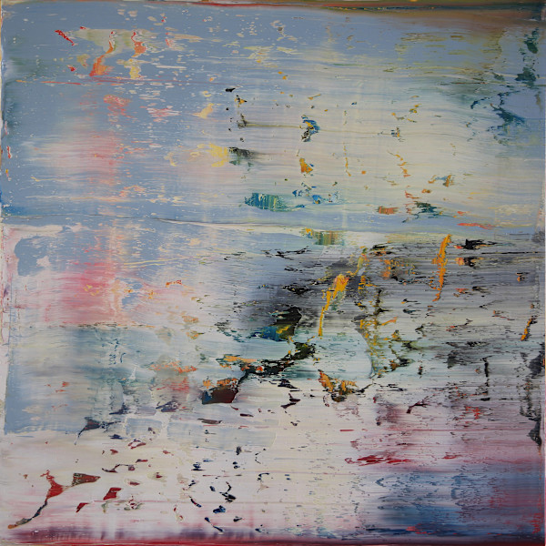 abstract grey blue by Harry Moody