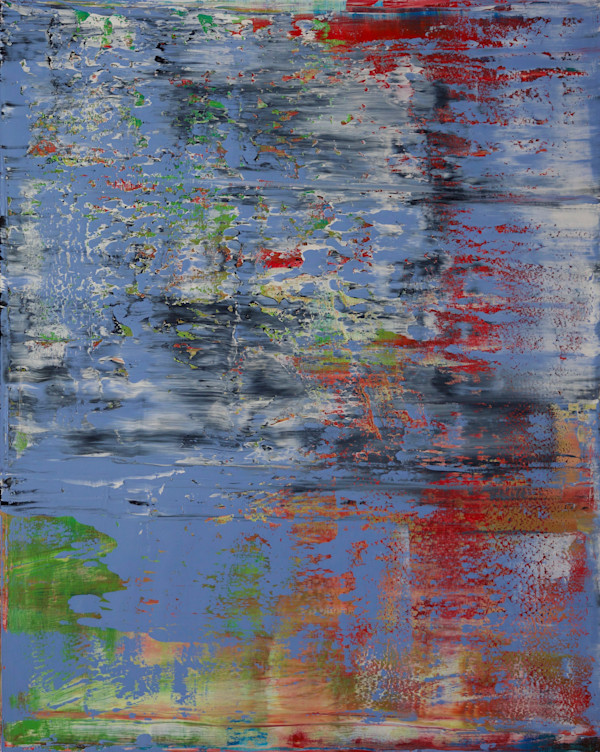 abstract sky blue by Harry Moody