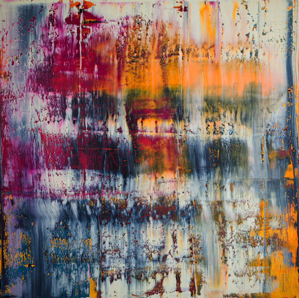 abstract with magenta by Harry Moody