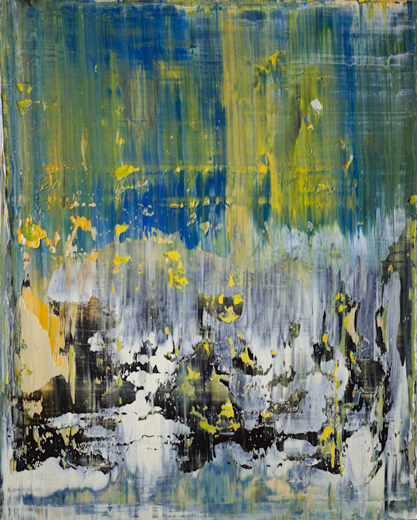 abstract cream beige by Harry Moody