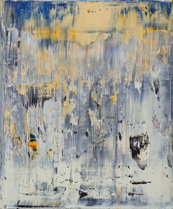 abstract cream beige by Harry Moody
