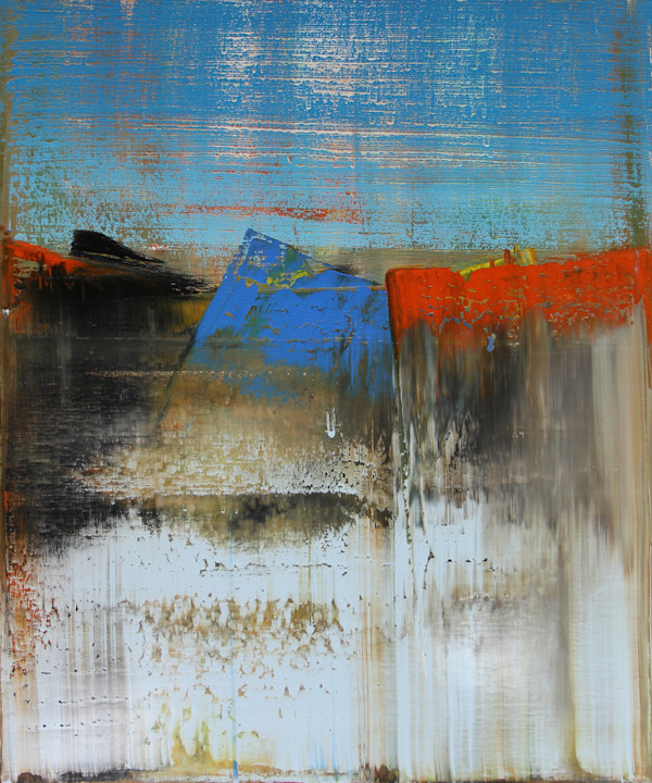 abstract blue by Harry Moody