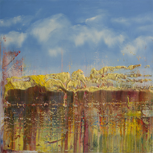 abstract sky blue by Harry Moody