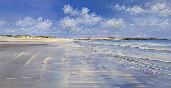 Clouds Reflected, Crossapol Tiree, June by Allison Young