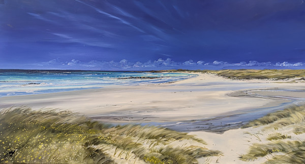 Onto the Beach, Balevullin, Tiree by Allison Young