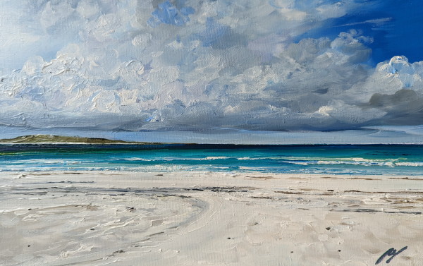 Beach at Berneray by Allison Young