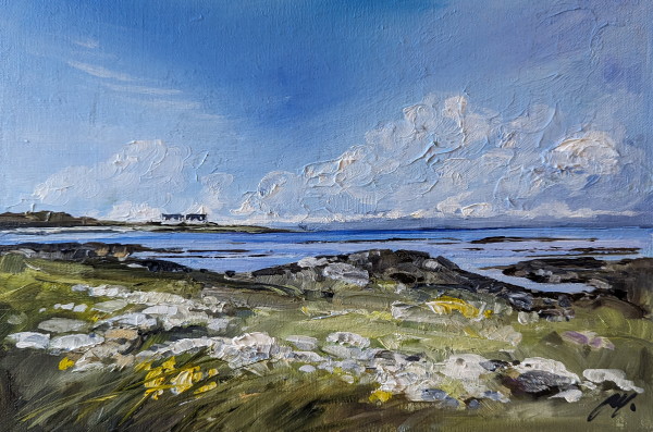 Two White Cottages, Milton Tiree by Allison Young