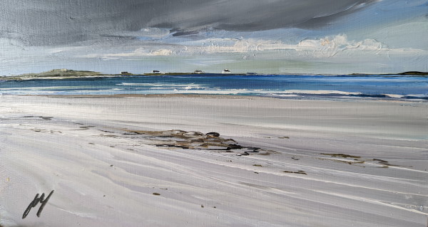 Four Little Houses Gott Bay Tiree by Allison Young