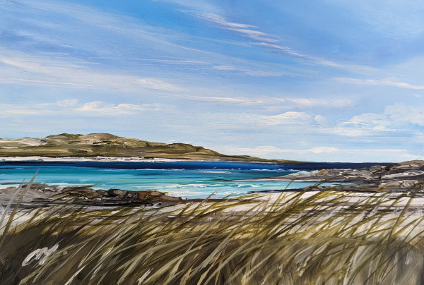 Beach Grasses Barra by Allison Young