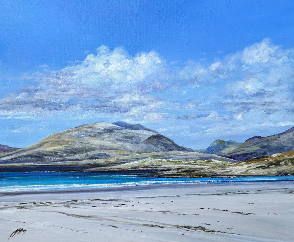 Mountains Luskentyre by Allison Young