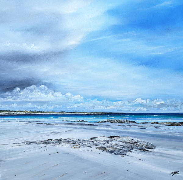Rocky Shore Gott Bay Tiree by Allison Young